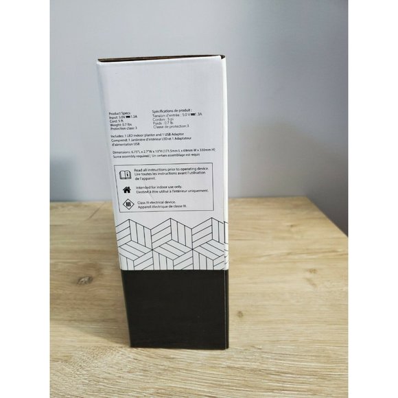 Short Stories- St_ries LED Indoor Planter White Brand New in Box - Picture 3 of 8